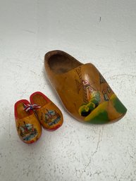 Traditional Dutch Wooden Shoes, Known As Klompen Or Clogs, Which Are A Cultural Symbol And Popular Souvenir Fr