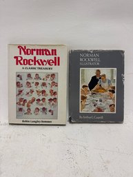 Two Collectible Books About The Artist Norman Rockwell: