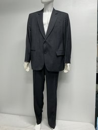 John Weitz Signature Collection Mens Pinstripe Suit Size 46 R (v)