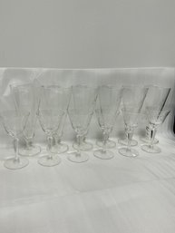 Beer Glass And Small Stem Glass Set Of 6 Each