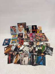 Collection Of Ricky Martin Magazines And Memorabilia