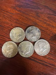 5 Silver Half Dollars
