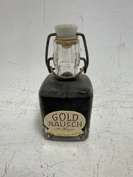Vintage 'Gold Rausch' Miniature Liqueur Bottle, A Collectible Item.