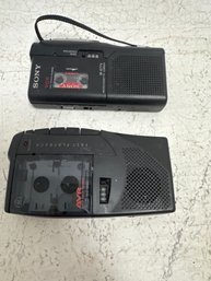 Pair Of 677V Microcassette-Corders