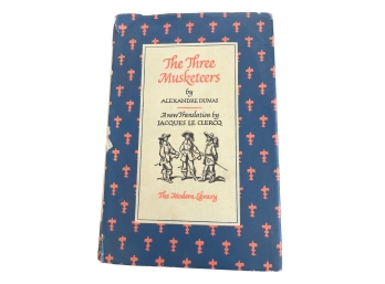 1950 First Modern Library Edition Hardcover Book Of The Three Musketeers By Alexandre Dumas