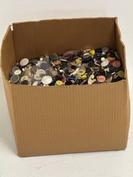 Large Lot Of Vintage Buttons