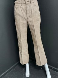 Lee Brown Houndstooth Pattern Womens Pants Size