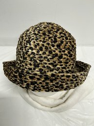 Womens Animal Print Hat