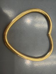 Heart Shaped Bangle Bracelet