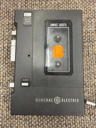Vintage General Electric Compact Cassette Player/recorder