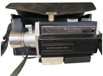 Vintage Collectible Is A Bell & Howell Autoload Super 8 Zoom 1201 Movie Camera