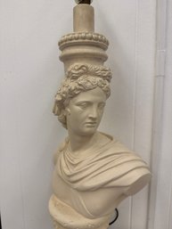 Neoclassical Greek Bust Table Lamp