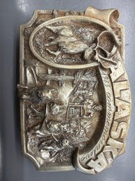1983 Alaska Commemorative Belt Buckle Produced By Siskiyou Buckle Company