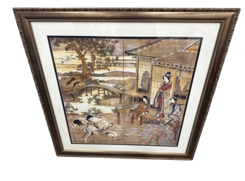 Tangletown Fine Art 'evening Sun Over Hokkaido' Framed Graphic Art Print -artist Joseph Augustine Grassia