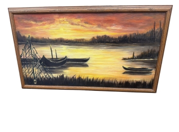 Framed Landscape Painting