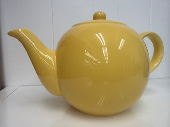 Vintage Yellow Ceramic Teapot -pristine In England-london Pottery