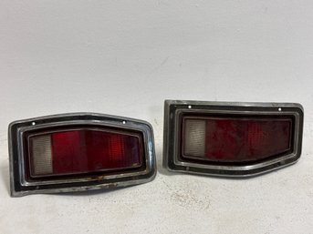 Pair Of Used, Vintage Tail Light Assemblies Designed For A 1976-1980 Dodge Aspen Or Plymouth Volare Station Wa
