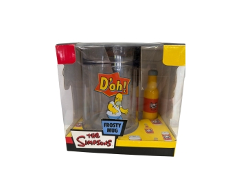 D'oh Frosty Mug Featuring Homer Simpson From The Simpsons Tv Show