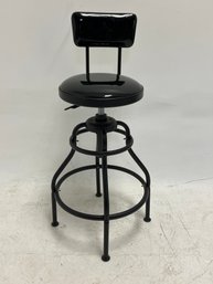 Pittsburgh Black Swivel Chair With Back Rest