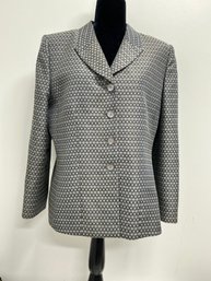 Lesuit Petite Womens Button Down Blazer/jacket Size 14P