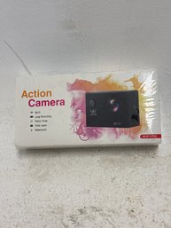 Sealed Generic 4K Action Camera Designed For Capturing Outdoor Activities And Sports.