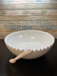 Giant Beautiful Italian Serving Bowl