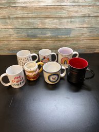Lot Of 7 Miscellaneous Coffee Mugs