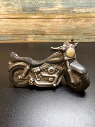 Vintage Ceramic Motorcycle Figurine