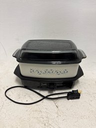 Vintage West Bend Rectangular Slow Cooker, Often Marketed As A Versatile Cooker Or Casserole Dish.