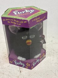 New In Box 1998 Black Furby Electronic Collectible Toy Produced By Tiger Electronics, Specifically Identifying