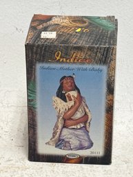 Native American Indian Mother With Baby' Manufactured By Young's Inc
