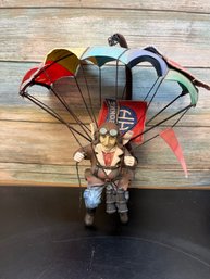 Parachuting Guy On A Spring