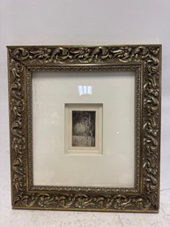 Etching Titled The Kolf Player (or Sometimes The Golf Player) Created By The Dutch Master Rembrandt Van Rijn A