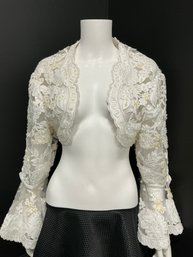 Beaded Bridal Bolero Jacket