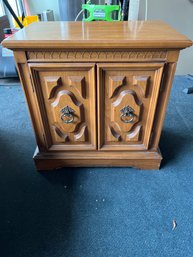 Two Door End Table With Storage