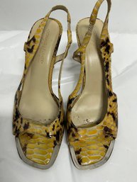 Donald J Liner Made In Italy Size 8.5 Dressy Sandal With Heel