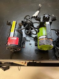 Two Pumps One Is A Utilitech 1/10hp The Other One Is A Drummond 1/8 Hp