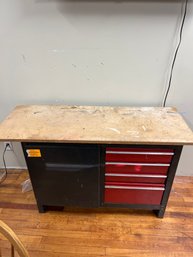 Work Bench With Storage