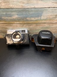 Vintage Collectible Item Is A Minolta Hi-Matic 7S 35mm Film Rangefinder Camera