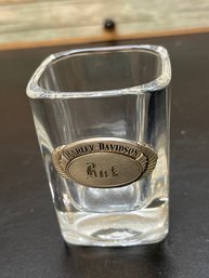 Harley Davidson Shot Glass Namedrick