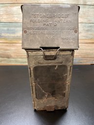 Vintage Stonebridge Folding Lantern From The Early 20th Century