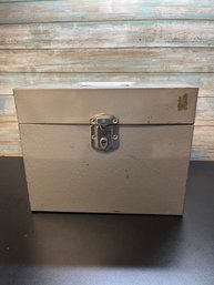 Vintage Hamilton Skotch Corp. Porta-File Metal File Box
