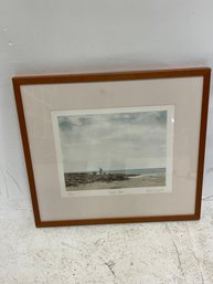 Beach Is Print Of People At Beach
