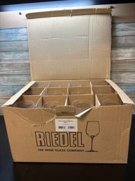 Set Of 12 Riedel Red Wine Glasses