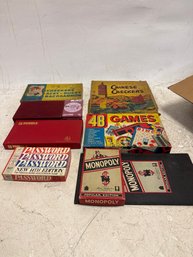 Collection Features Several Vintage Board Games, Including A 1958 Edition Of Milton Bradley's Checkers, Acey-D