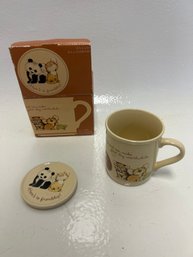 Mug With Matching Lid/ Coaster