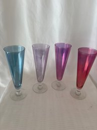4 8'tall Colored Glasses