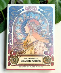 The Complete Graphic Works Of ALPHONSE MUCHA 163 Plates In Color Hardcover Book