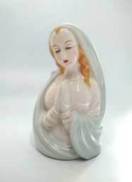 Virgin Mary Madonna PLANTER Bust Statue FIGURINE