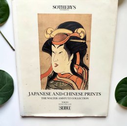 1991 Sotheby's Japanese & Chinese Prints Walter Amstutz Collection Hardcover Book